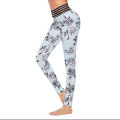 Fabricante de calças de ioga com estampa personalizada de corpo emagrecimento simples leggings calças de moletom florais femininas